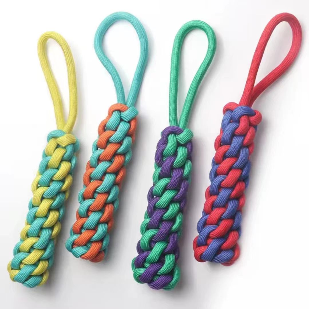 Dog Cotton Rope Chew Toy Set
